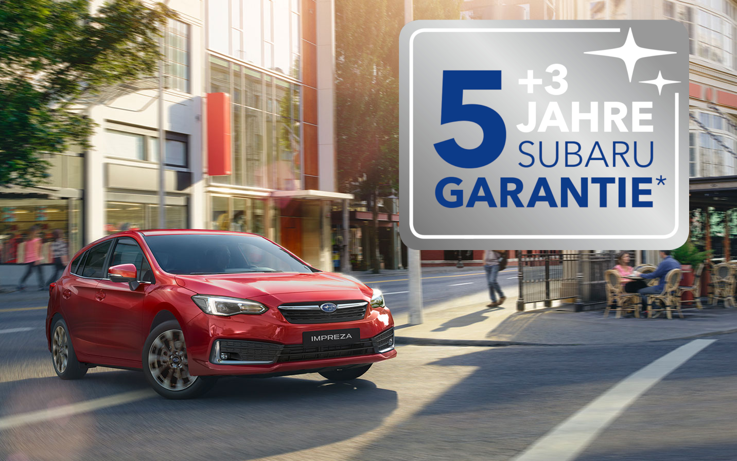 5 +3 Jahre Subaru Garantie
